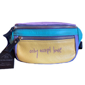 Only Accept Love – Leather Fanny Pack